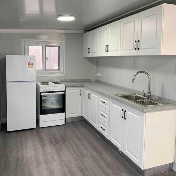 20ft House with Luxury Design, with 3 Bedroom, 1 Living Room, 1 Full Equiped Bathroom and Kitchen,Prefabricated Container House for Adults Living,... - Image 4