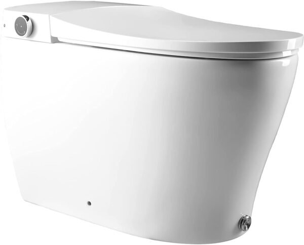 BidetMate 6000 Series Intelligent Bidet Japanese Toilet Combination – Hands-Free Open/Close toilet and bidet – Instant Heated Water, Dryer, & Seat...