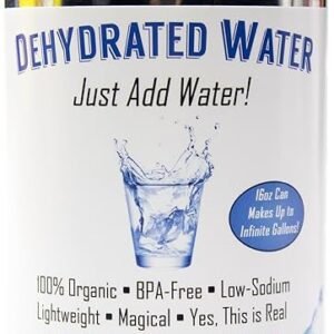 Witty Yeti Dehydrated Water 16oz Can. New Formula! Essential Camping & Survival Supply. Funny Gag Gift & Adult Stocking Stuffer for Men & Women....