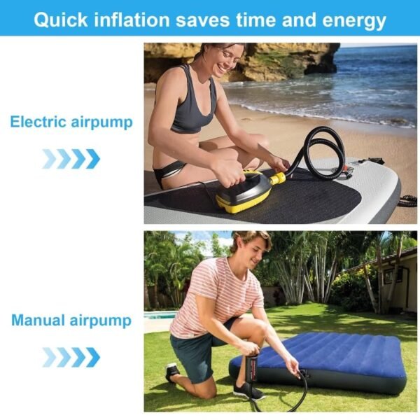 2Pcs Stand Up Paddle Board Pump Adapter, Strong Sealing Inflatable Boat SUP Pump Adaptor, Conventional Air Adapter Quickly Inflation, SUP Air... - Image 6